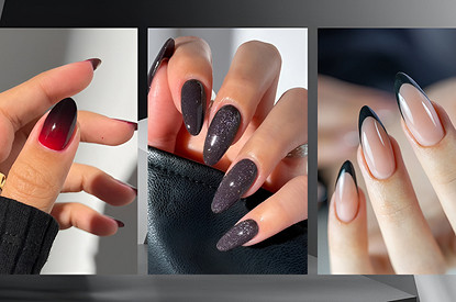 Черный маникюр 2026: классные идеи по временам года
