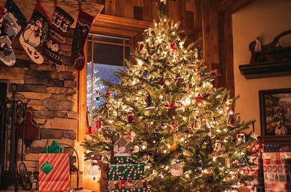 Новогодний гламур: самые стильные и роскошные елки российских звезд