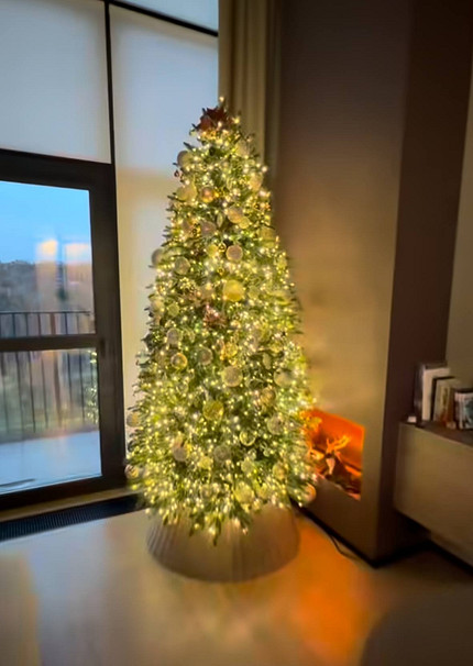 Новогодний гламур: самые стильные и роскошные елки российских звезд