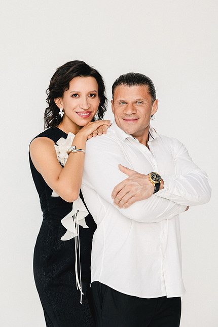 Елена Борщева с мужем Валерием Юшкевичем