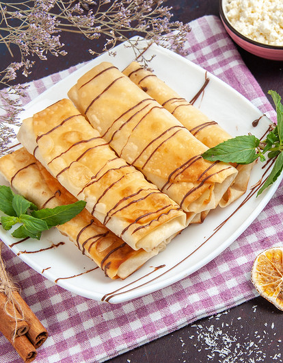 Как приготовить замороженные блинчики на сковороде и в микроволновке