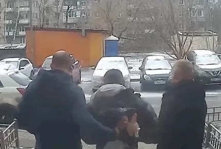 Видео с задержания Георгия. 