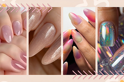 Модный маникюр весны 2025: деним, овсянка и клубничный коктейль