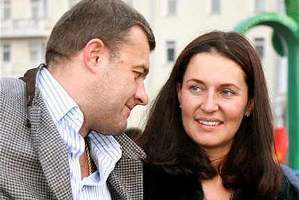 Михаил Пореченков и Ольга Манешкина