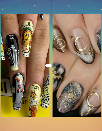 7 идей для мистического маникюра по мотивам карт Таро