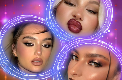 Глиттер, смоки и влажный блеск: «макияж тусовщицы» снова в тренде