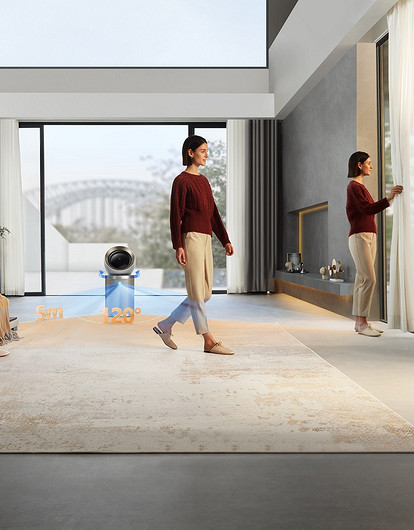 Воздухоочиститель, который способен следить за передвижениями людей в помещении