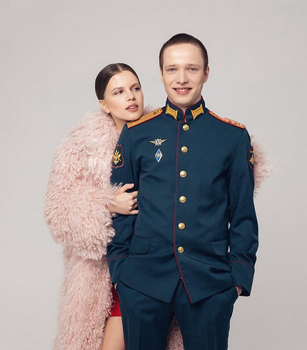 Сергей Городничий и Ника Здорик в промо к сериалу «Ландыши. Такая нежная любовь».