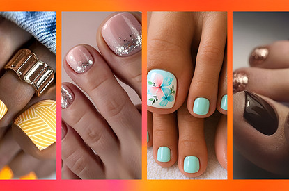 Педикюр 2025: 8 стильных дизайнов для отпуска и не только