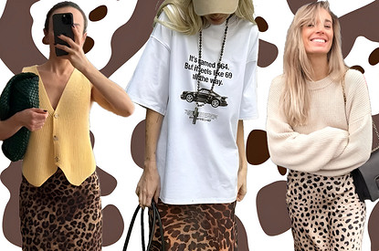 С чем носить леопардовую юбку, чтобы выглядеть дорого