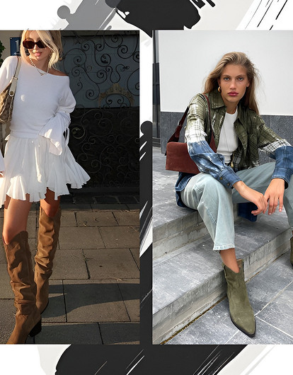 С чем носить казаки: 30 образов с дерзким, но вечным трендом