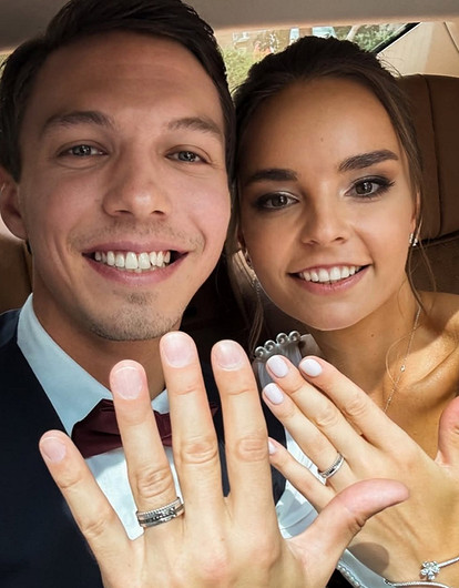 Гимнастка Дина Аверина и фигурист Дмитрий Соловьев поженились