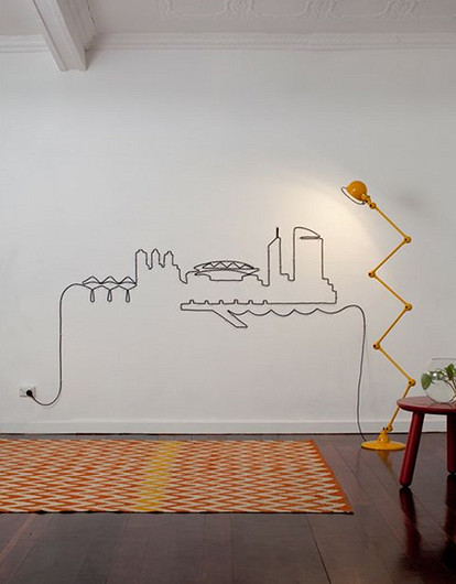 Как спрятать провода на стене, чтобы было красиво: 18 вариантов