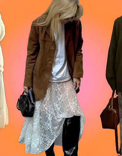 С чем носить кружевную юбку: топ-5 стильных образов