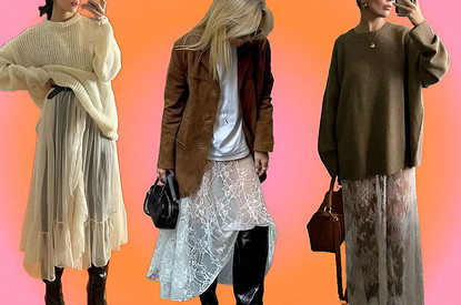 С чем носить кружевную юбку: топ-5 стильных образов