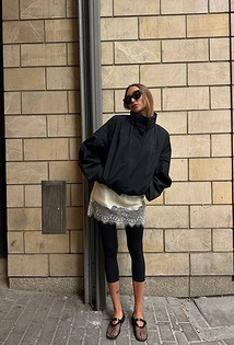 С чем носить женские леггинсы: 7 модных сочетаний