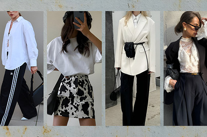 Наряды «белый верх, черный низ»: 8 идей, как обыграть классику