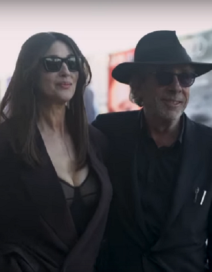 Моника Беллуччи и Тим Бертон расстались после двух лет отношений