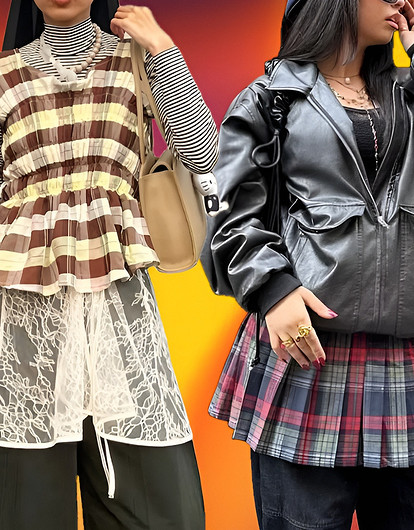 Два в одном: как носить юбку и брюки вместе и выглядеть стильно