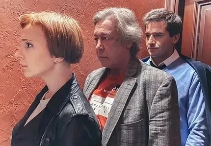 Дарья Белоусова, Михаил Ефремов и Иван Стебунов