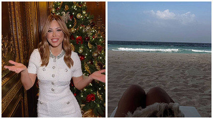 От уютного дома до солнечных островов и заснеженных склонов: где и как звезды встретили Новый год и проводят каникулы