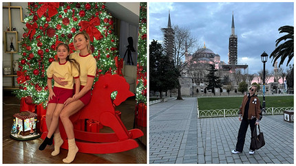 От уютного дома до солнечных островов и заснеженных склонов: где и как звезды встретили Новый год и проводят каникулы