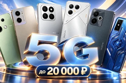 Смартфоны с поддержкой 5G до 20 000 рублей