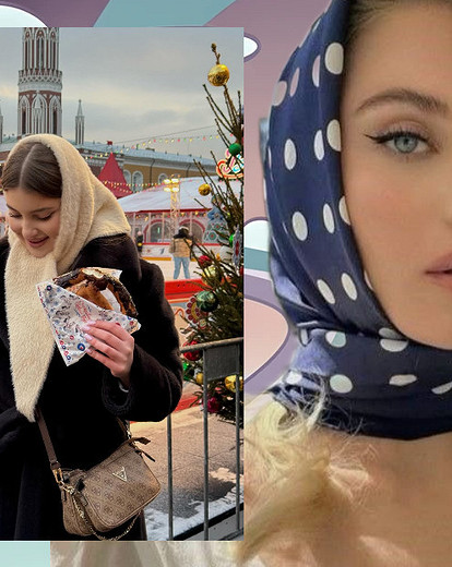 Как завязать шарф как капюшон: разбираем самый модный прием сезона