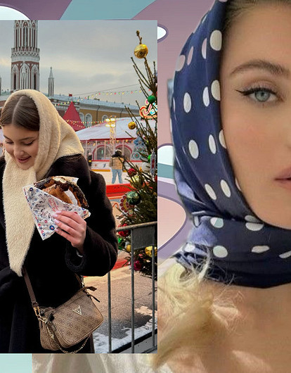 Как завязать шарф как капюшон: разбираем самый модный прием сезона