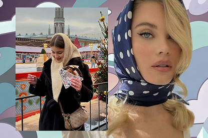 Как завязать шарф как капюшон: разбираем самый модный прием сезона