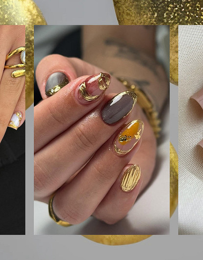 Маникюр 2026 с золотом: тонко, стильно и без лишнего блеска