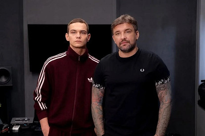 Похожи?: Слава Копейкин сыграет в кино Басту