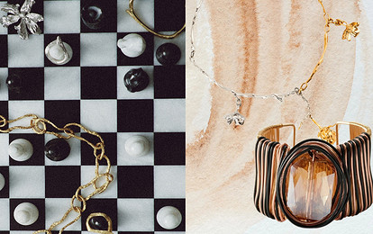 Ювелирный минимализм с «дефектом»: как носить неровные формы и «помятый» металл