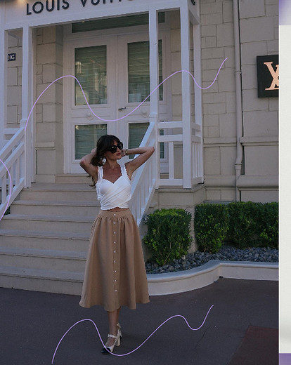 Бежевая юбка: с чем ее носить, чтобы собрать идеальный образ