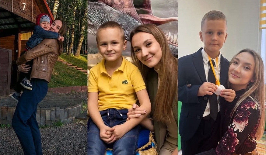 Ярослав Сумишевский со своими детьми — Мирославом и Ксенией