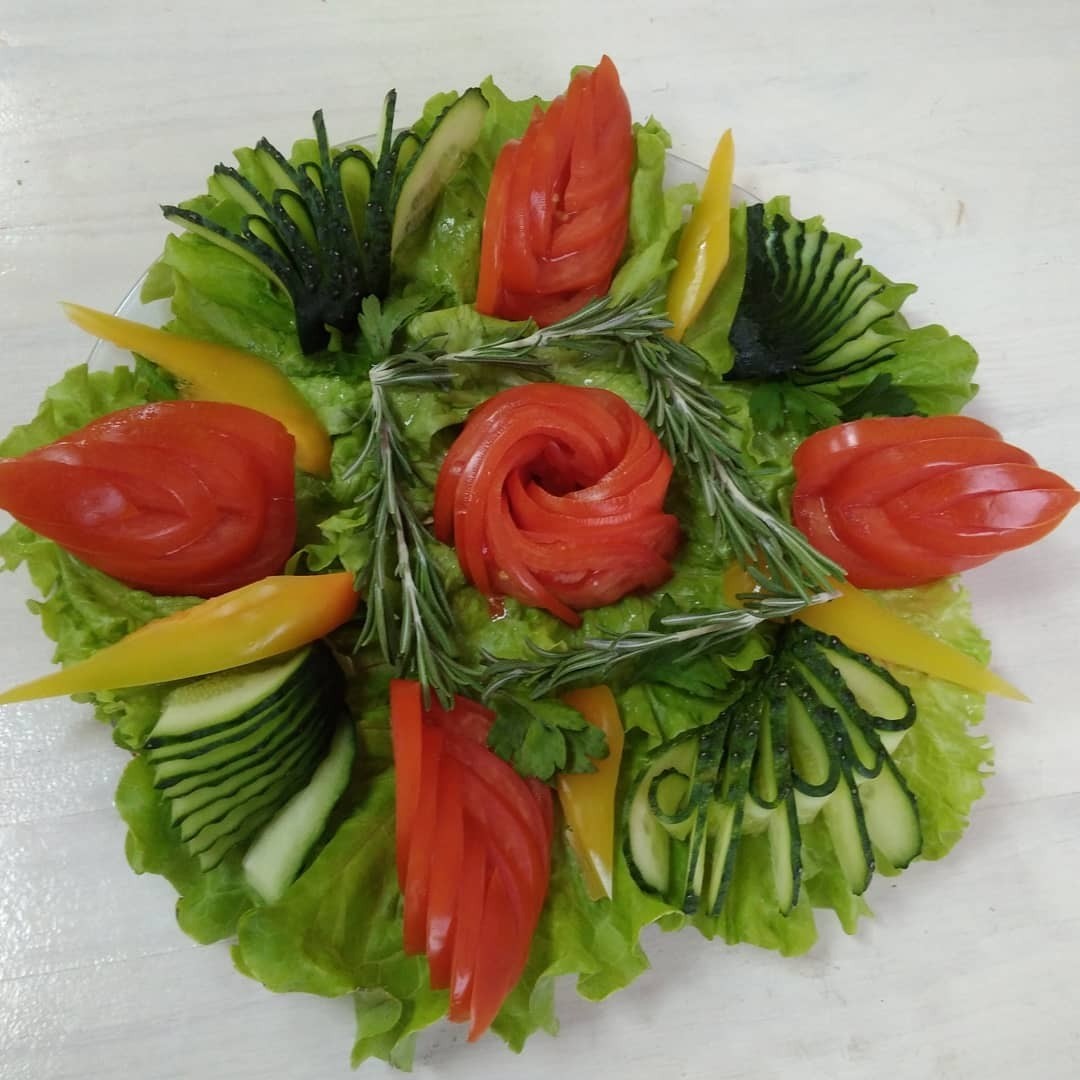 Нарезка овощей красиво