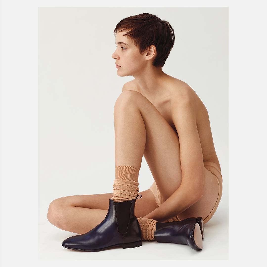 Silvia Saige in passionate moment