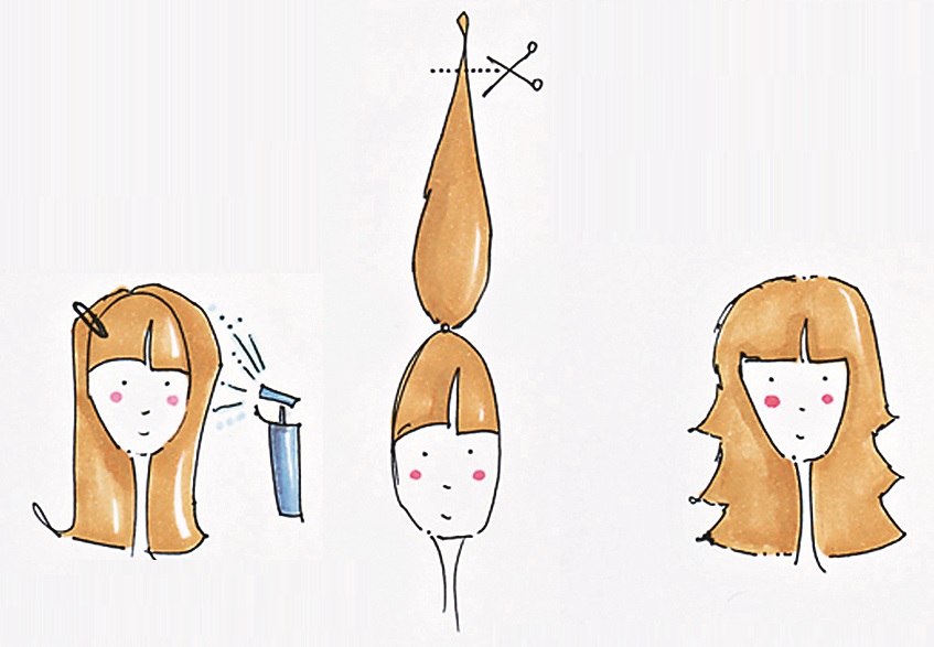 Как в домашних условиях самой себе подравнять волосы в домашних условиях