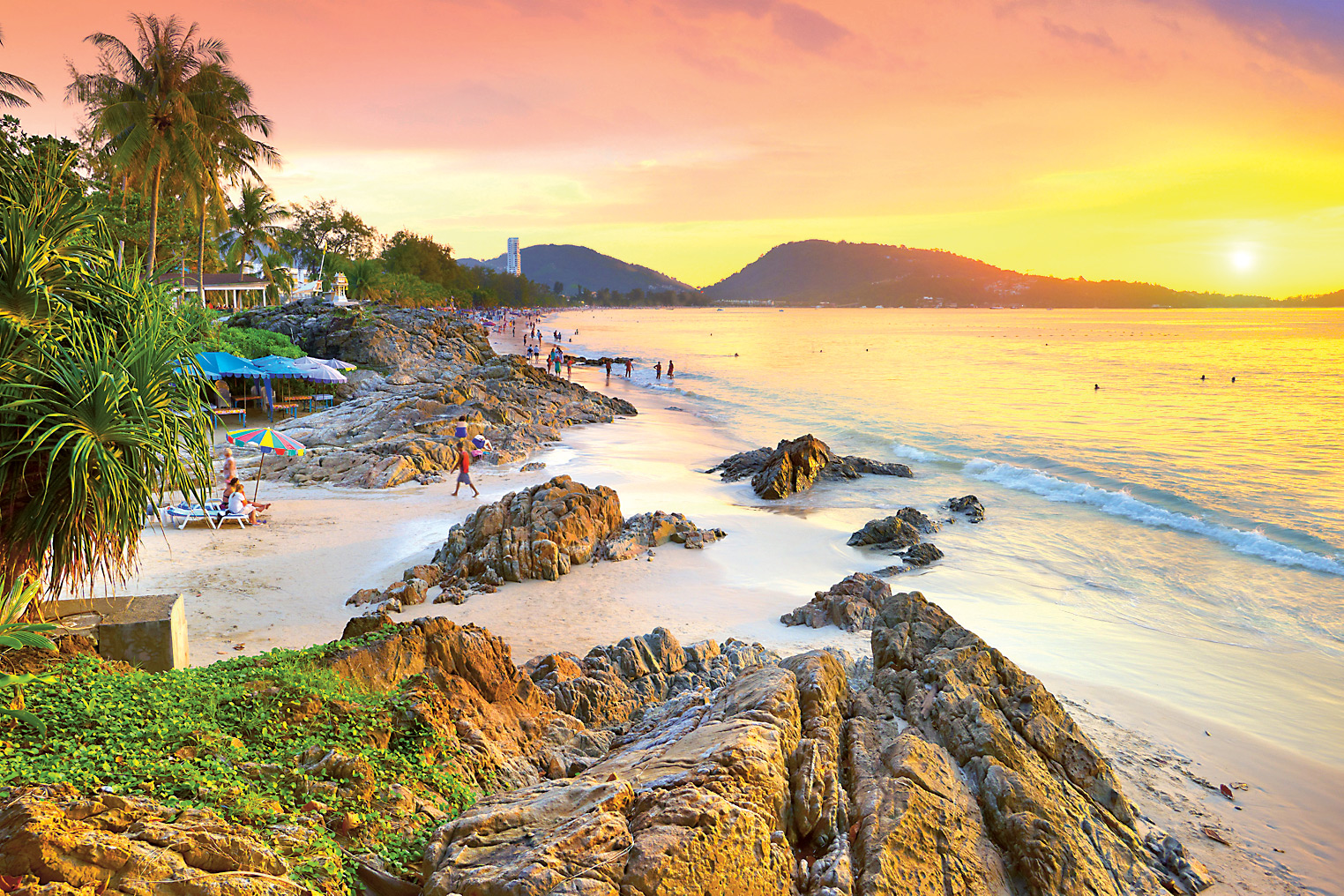 пляж патонг в тайланде