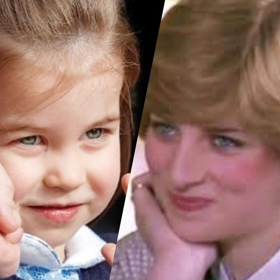 Поклонники обнаружили необычайное сходство маленькой дочери Кейт Миддлтон и принцессы Дианы
